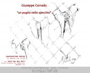 giuseppe corrado - mostra -un pugno nello specchio